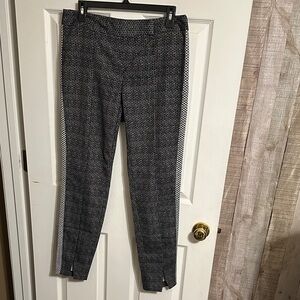 I Heart Ronson Black and White Patterned Pants